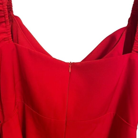 Princess Polly Lillie Red Mini Dress Size 12 NWT - Picture 8 of 12